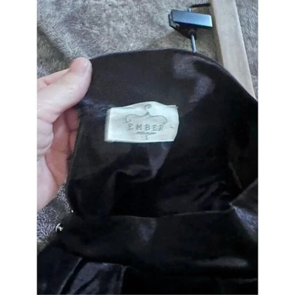 Ember Flower Black Sateen‎ Shirt Size Large - Picture 3 of 3